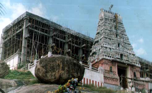 Devasthanam during construction
